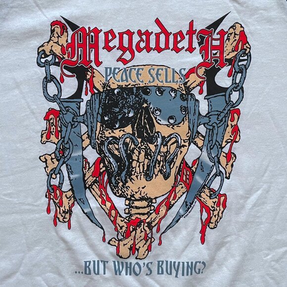 MEGADETH "Peace Sells...But Who's Buying?" Baseball Jersey - Picture 3 of 7